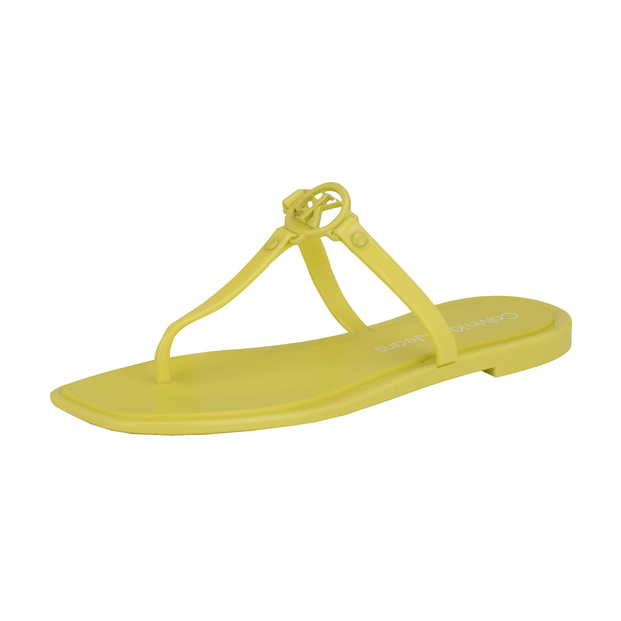 Calvin Klein Women's Edhen Sandal, Yellow 700, 5.5 UK