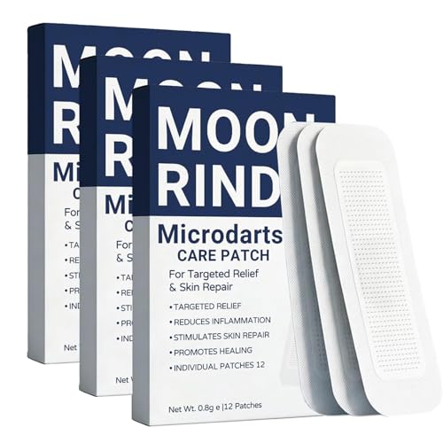 WesGen Moonrind Vein Target Microdarts Care Patch 3 Boxes Relieve Leg Discomfort & Fatigue Deep Moisturizing Hydrating Vein Care Stickers Microdart Technology for Targeted Leg Skincare