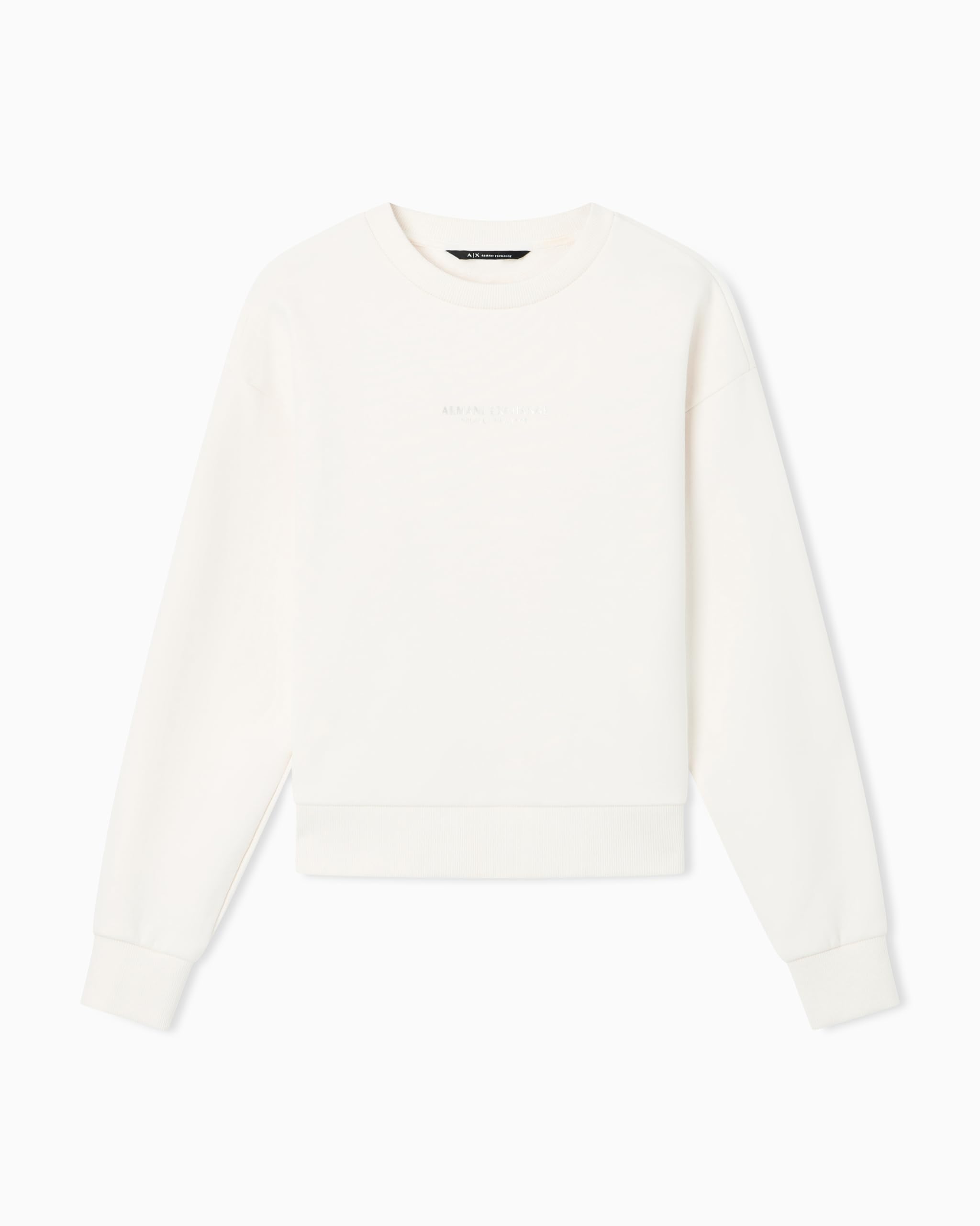 Armani Exchange Long Sleeve Milano-New York Front Logo Sudadera Mujer (Pack de 1)