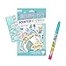 OOLY Happy Pack, Scented Scratch Stickers + Glitter Wand Pen + Sticky Tabs - Unicorn & Mermaid Party