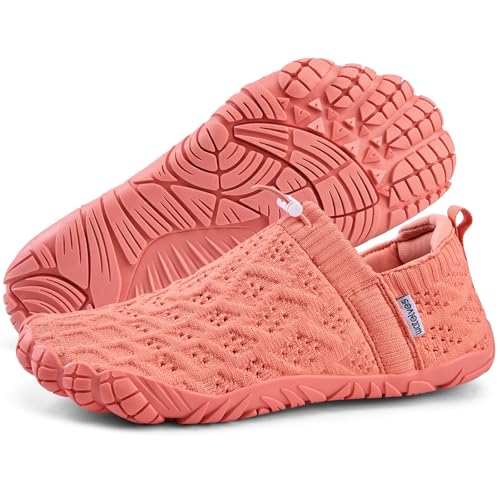 Image of WateLves Barefoot Water Shoes Women Men Beach Breathable Walking Shoes Anti Slip Wide Toe Minimalist Zero Drop Sneakers for Travel Hiking Yoga