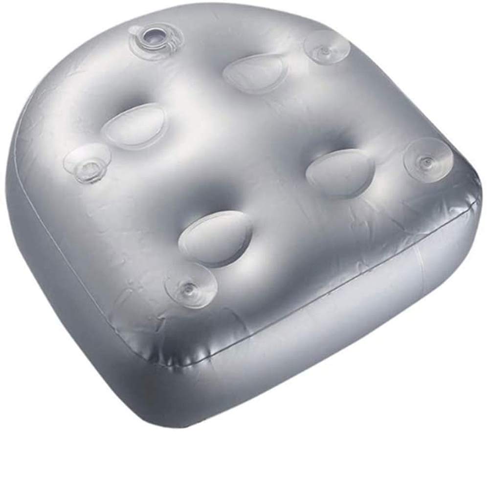 4 asientos elevadores para bañera de hidromasaje inflable, asiento multifuncional con succión, para adultos y niños en casa, spa y descanso (azul, 4 piezas)