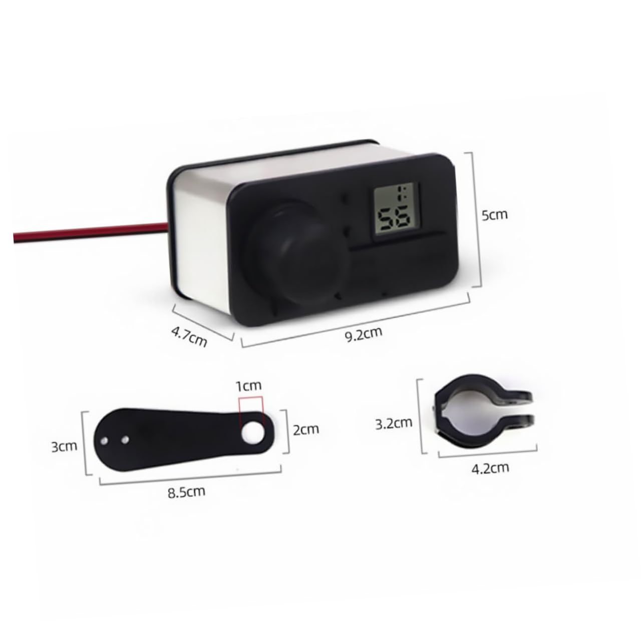 SUPVOX 12v Cargador USB para Motocicleta con Rápido para Móvil y Tablet con Compatible con y Dispositivos Móviles