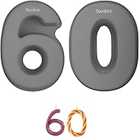 Vista 9 de Ducodocu Molde de silicona para tartas con números 3D, moldes para hornear, moldes novedosos para tartas, molde para hornear bricolaje