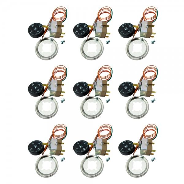 Pack 9 Kit termostatos regulación 0-90ºC