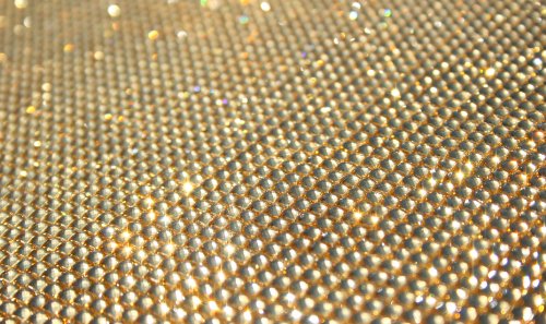 The Buckle Boutique Dazzling Diamond Self Adhesive Sticker Sheet, Gold