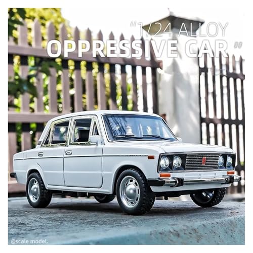 Modelo de coche decorativo 1:24 para Lada en aleación miniatura 3