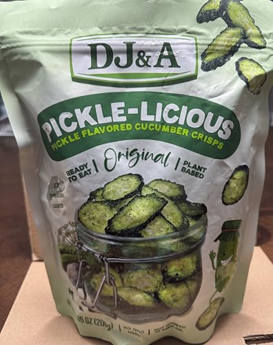 .DJ&A Pickle-Licious Crispy Pickled Flavoured Cucumber Crisps