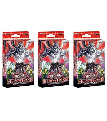Yu-Gi-Oh 3x Factory Sealed HERO Strike Structure Deck Structure Deck [Sealed Deck]