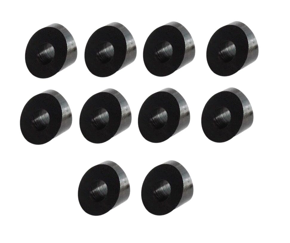 10 pcs Black Oxide T316 Stainless 30 Degree Angled Stair Washer 1/8'' & 3/16'' Cable Railing