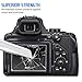 Screen Protector Foils Compatible Nikon P1000 Digital Camera, AFUNTA 2 Pcs Tempered Glass Anti-Scratch High Transparency Protective Films