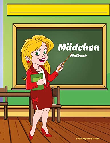 Mädchen-Malbuch (German Edition)