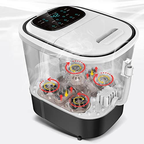 Masajeador eléctrico spa de pies con baño y calefacción miniatura 5