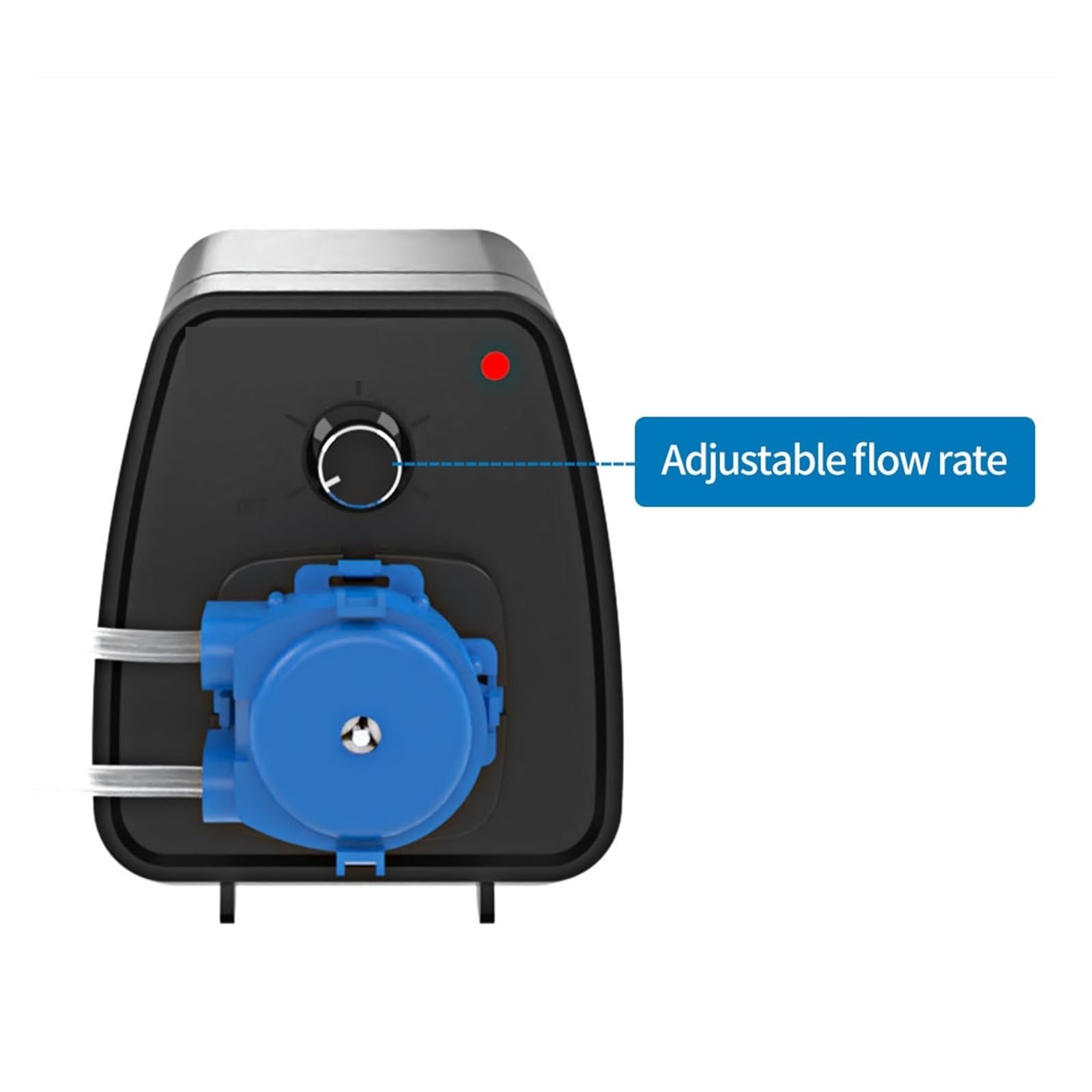 Máquina de Llenado, 19~65ml/min KCP-X Super Mini bomba peristáltica 24V DC Motor bomba dosificadora de flujo ajustable bomba autocebante for laboratorio(KCP-X S10B 1pcs)