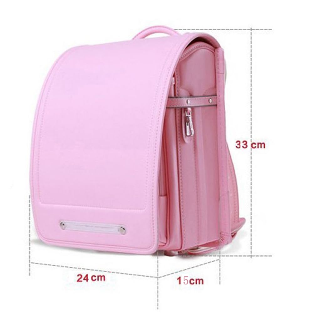 Star-Wind Ransel Randoseru automatico Giapponese Borse di Scuola per ragazzi ragazze Senior PU pelle leggera Pioggia Copertura
