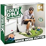 Prank Gift Box, Toilet Golf Game Gag Gift Empty Box, Wrap Your Real Present in a Convincing and Funny Fake Gift Box, Hilarious White Elephant Gifts for Golfer, Husband, Dad, Brother and Boyfriend