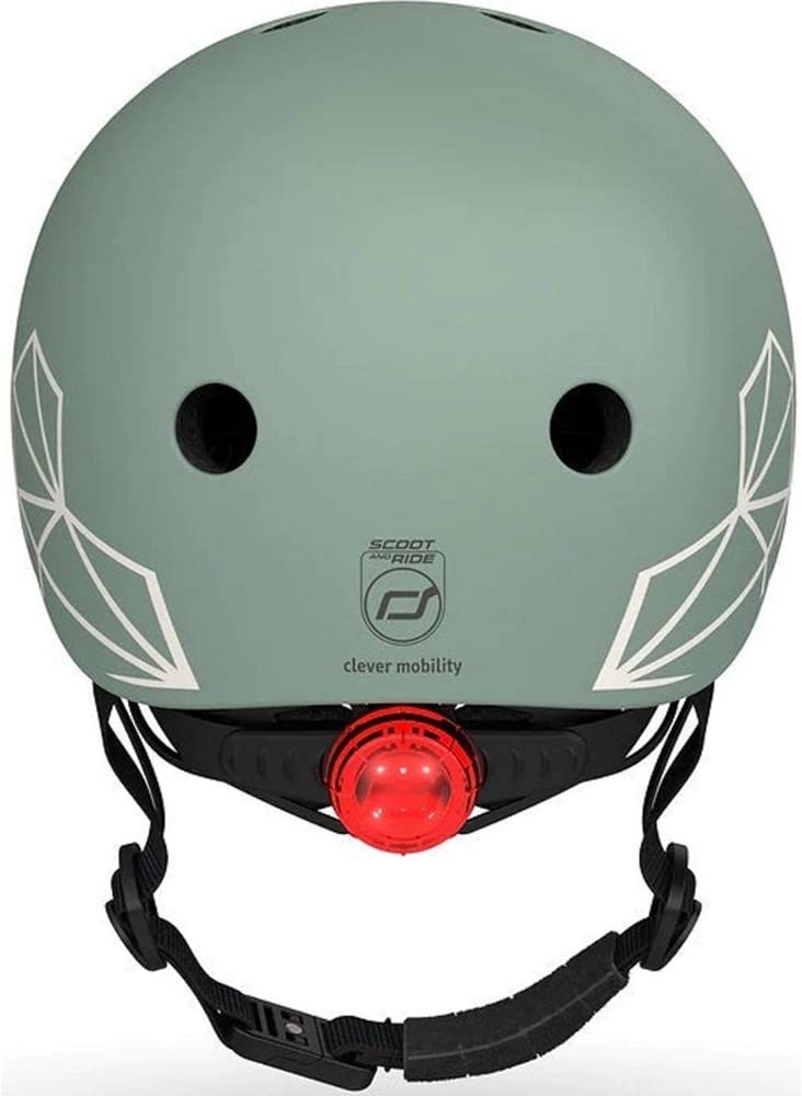 Scooter e Ride Helm XS Groen con Lijntjes