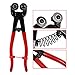 Mosaic Tools, 200mm Heavy Duty Glass Mosaic Cut Nippers Ceramic Tile Wheel Wheeled Cutter Pliers Tool for Glasss Tile Ceramic Cutting