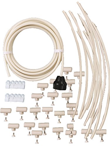 Mistcooling Patio Misting Kit, Un-Assembled - 48 Feet 12 Nozzle