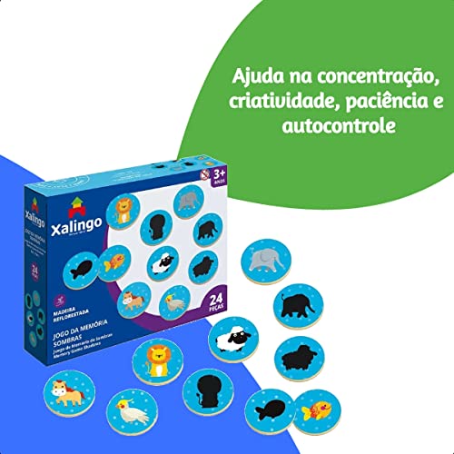 TDAH - Jogo da Memória Sombras Xalingo