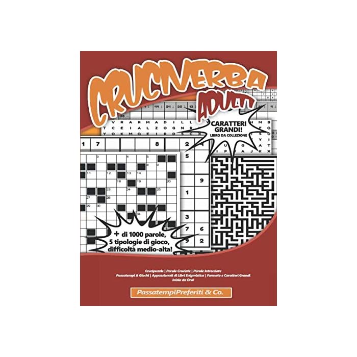 Buy Cruciverba Adulti Crucipuzzle Parole Crociate Parole Intrecciate … Passatempi & Giochi Buy Cruciverba Adulti Crucipuzzle Parole Crociate Parole Intrecciate … Passatempi & Giochi