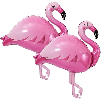 XXL Flamingo Foil Balloons Pack of 2 Flamingo Balloons Pink Flamingo Balloons Large Balloons Flamingo for Wedding Birthday Party Decoration Surprise Gift for Girlfriend