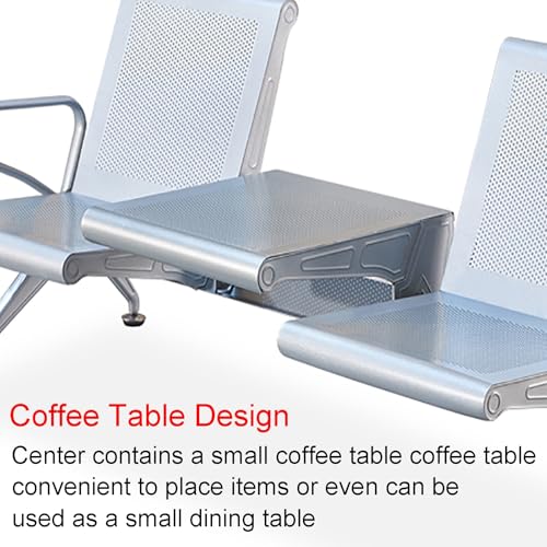 Silla de Recepción de Invitados Cómoda con Mesa para Evitar Esperas Incómodas 3