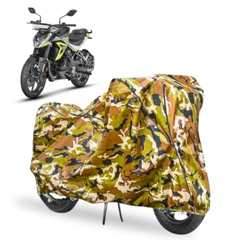 Image of Waterproof Bike Cover Compatible with Hero Xtreme 250R All Weather, UV Heat Resistant, Dustproof, Triple Stitched, Windproof Elastic Bottom