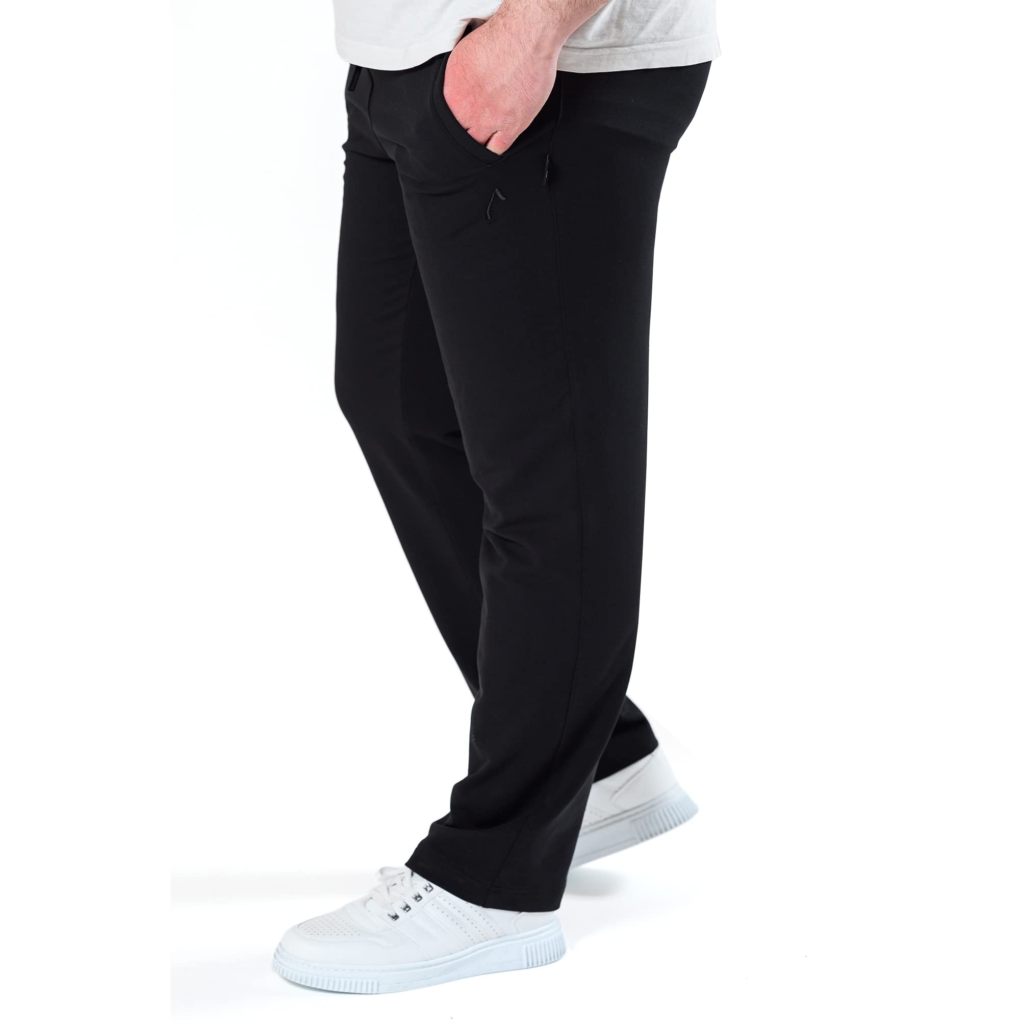 Klassische gerade geschnittene Herren Jogginghose für Sport- und Freizeit
