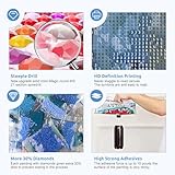 RICUVED White Tiger Diamond Painting Kits Animals for Adults,Vase 5D DIY Full Drill Round Tiger Diamond Art Gem Painting Diamond Painting for Home Decor 30x40cm - Image 4