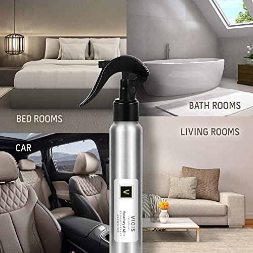 Viois, Rosemary & Mint Aromatherapy Air Freshener, Car, Pillow, Linen, Bedroom, Bathroom & Office. Pure Essential Oil Blend. Handmade In The Usa (2 Pack) #TOP5