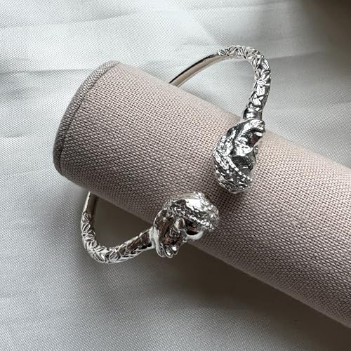 Afro Woman Head .925 Sterling Silver Bangle Bracelet, Afro Woman Head, African Bracelet, African Jewelry, 52 grams, 1 piece2