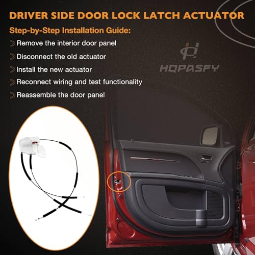 Image of Left Door Lock Latch Compatible with Nissan Frontier Xterra 2005-2018 Pathfinder 2005-2012 Front Door Lock Motor, Driver Side Lock Latch Actuator - Replaces# 80501-ZP10A