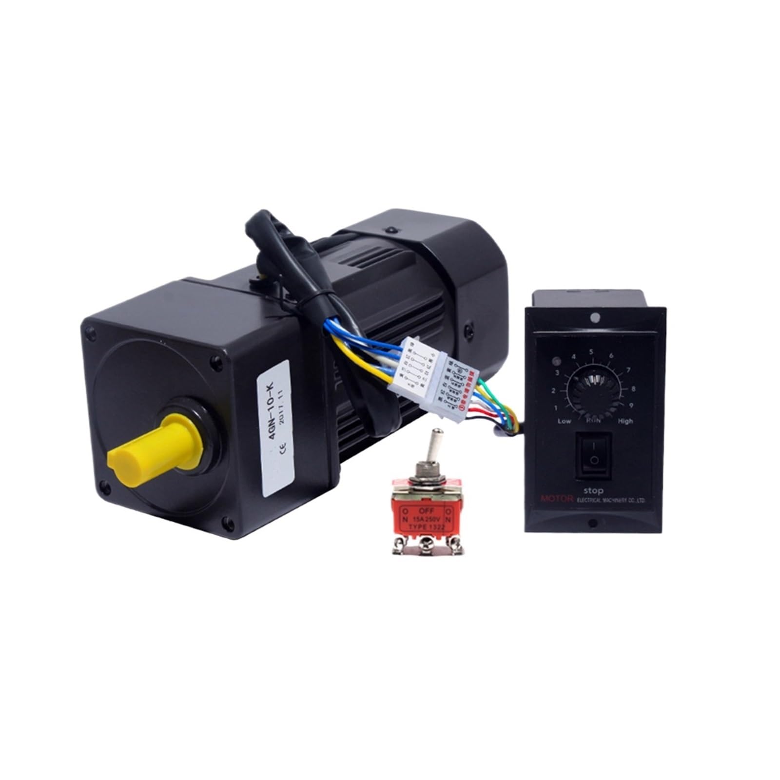 Moteur a courant alternatif 60W motoreducteur 220V vitesse variable 0-33 tr/min CW/CCW