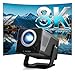 [8K Unterstützt/2000 ANSI/AI Visuelle Kalibrierung] X7 Smart Beamer mit Android 14 OS, 1080P UHD Projektor mit Netflix/YouTube/AI Auto Fokus&Keystone&Hindernisver... 6 & Bluetooth 5.4/200"