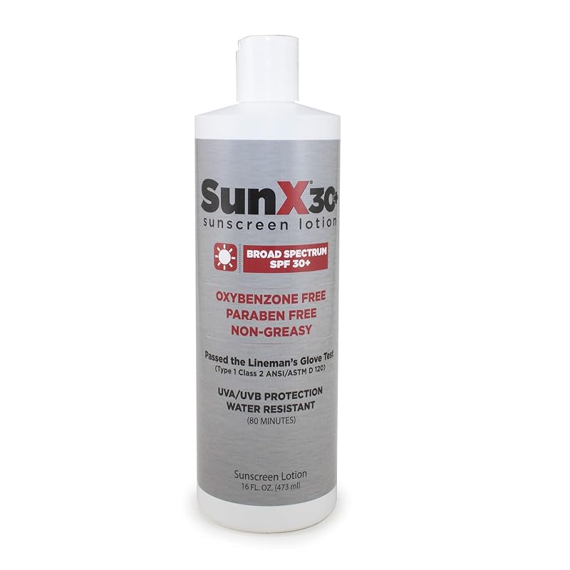 Loção protetora solar corporal CoreTex Sun X SPF 30, frasco de 473 mL