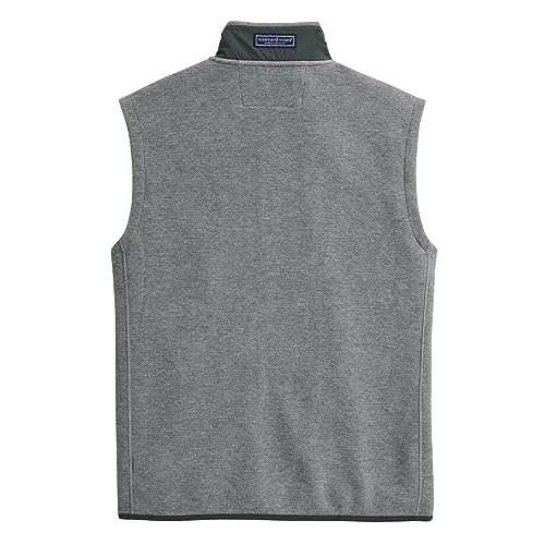 Image of vineyard vines Men's Mountain Sweater Fleece Vest