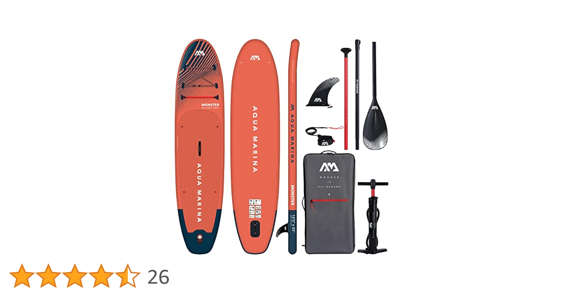 AQUAMARINA MONSTER SUPスタンドアップパドルボード Amazon | AQUAMARINA(アクアマリーナ) MONSTER モンスター SUP