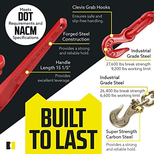 Chain Binder Kit 3/8" Grade 70 20 Ft – Heavy Duty Tow view 3