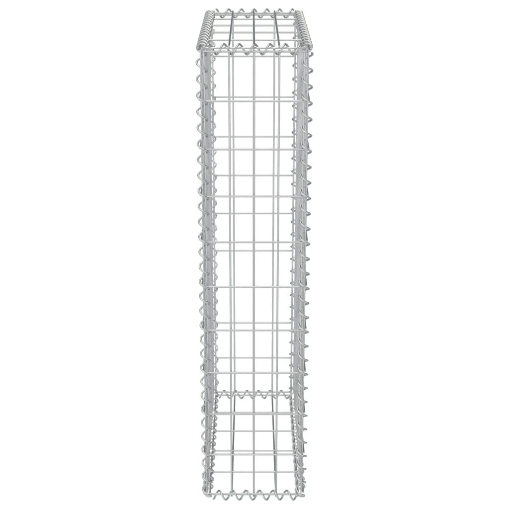 Muro de gaviones con cubiertas acero galvanizado 50x20x100 cm, Malla metálica para gallinero, Red de gallinero de acero, Alambrada de gallinero de acero resistente para proteger a tus aves de corral