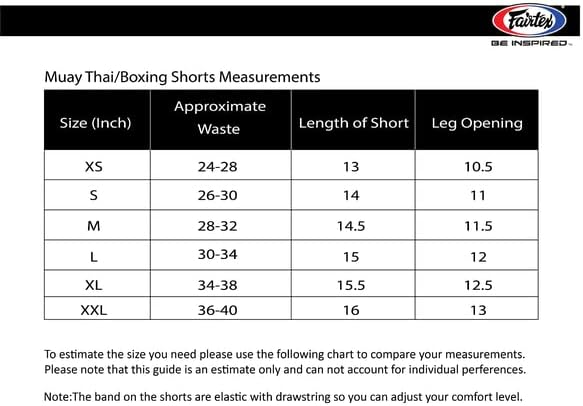Miniatura 3 de Fairtex Pantalones cortos de boxeo Muay Thai de corte delgado