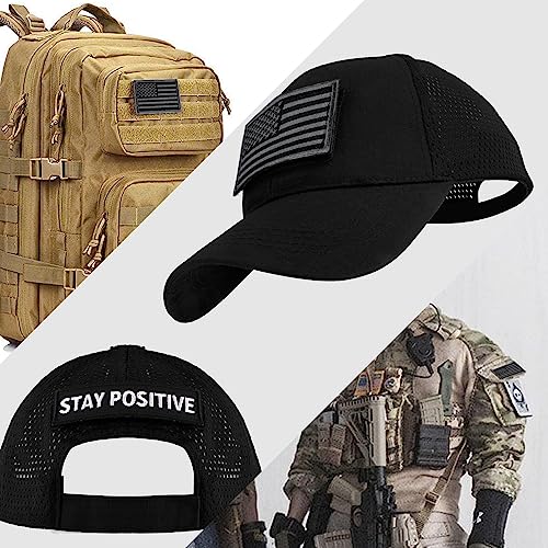 Gorra ajustable para hombre con parches para exteriores miniatura 4