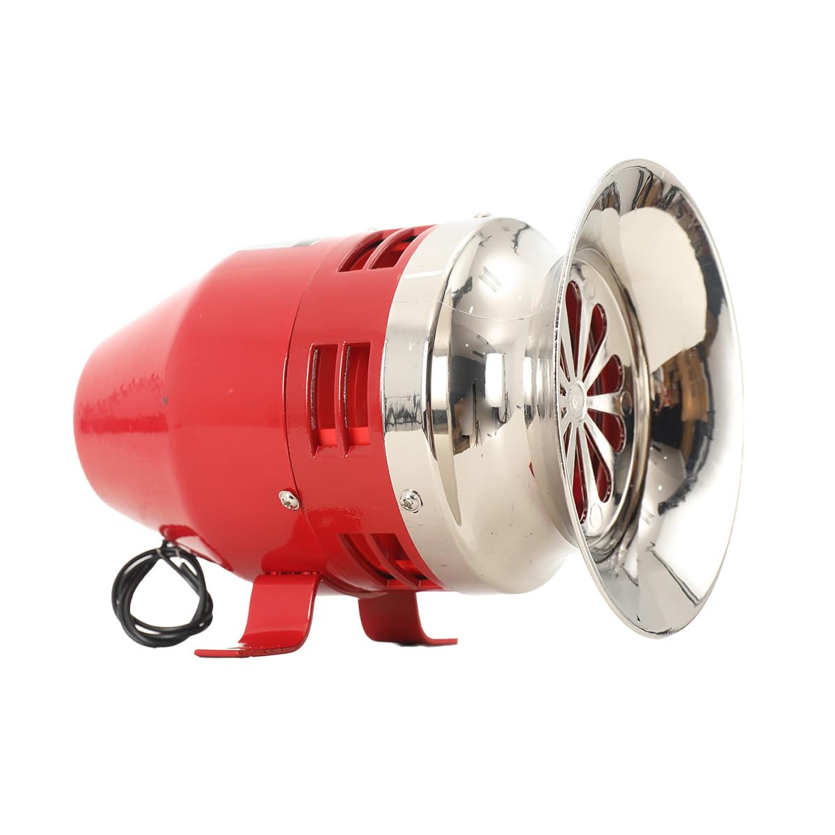 Industrielle Sirena di Allarme MS-390 - 120dB Motore Resistente in Acciaio 220V 100W ad Alta Decibel -30℃ Resistente al Freddo Suono Continuo (Rosso)