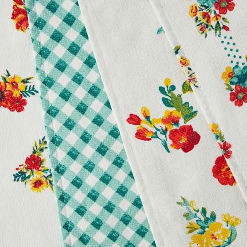 Toallas de cocina de 16"x28" prácticas ZBDZSW juego de 4 paños multicolor 6