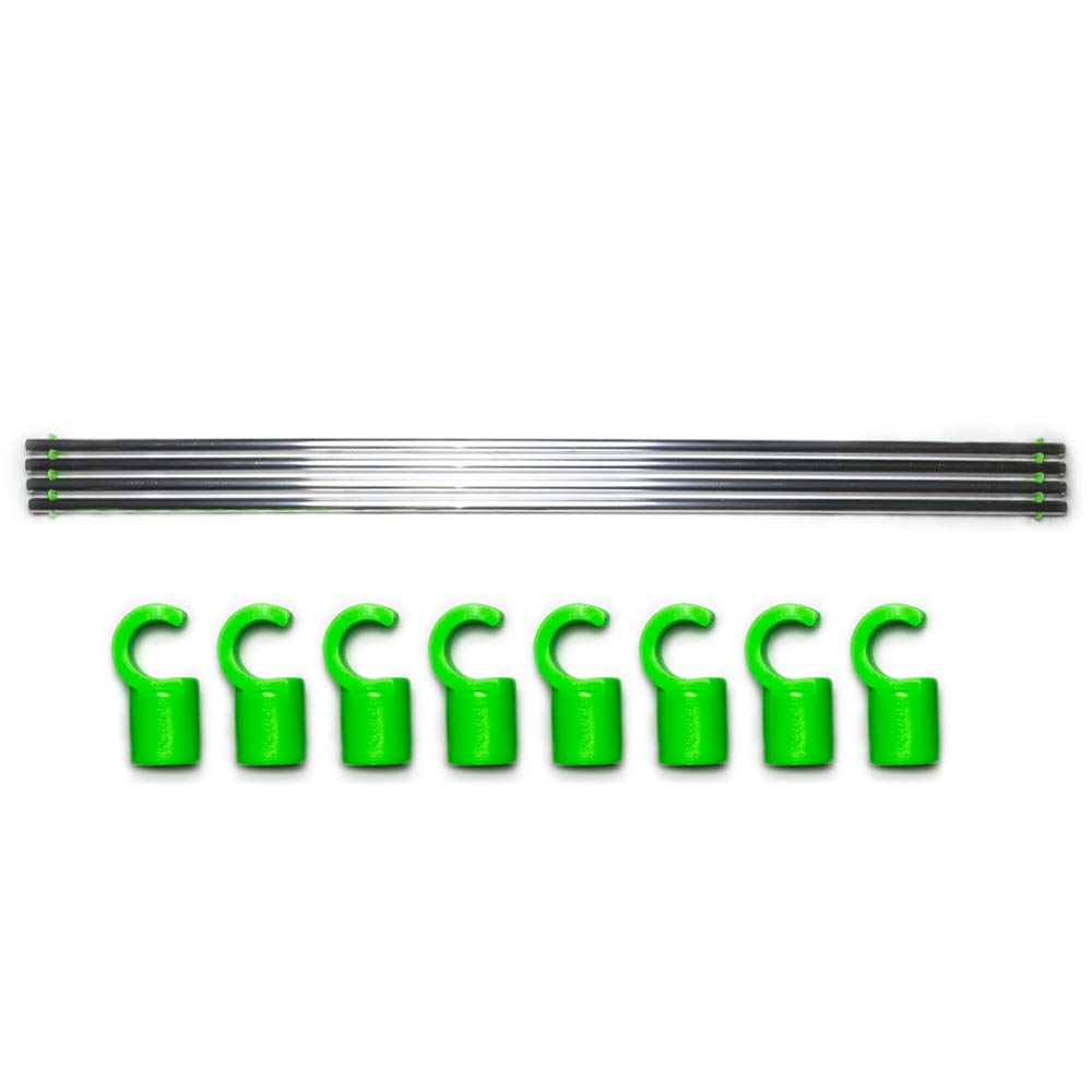 Space-Booster Stabilisierungsstangen Fixture Poles 120×120 cm Ø22 mm Grün