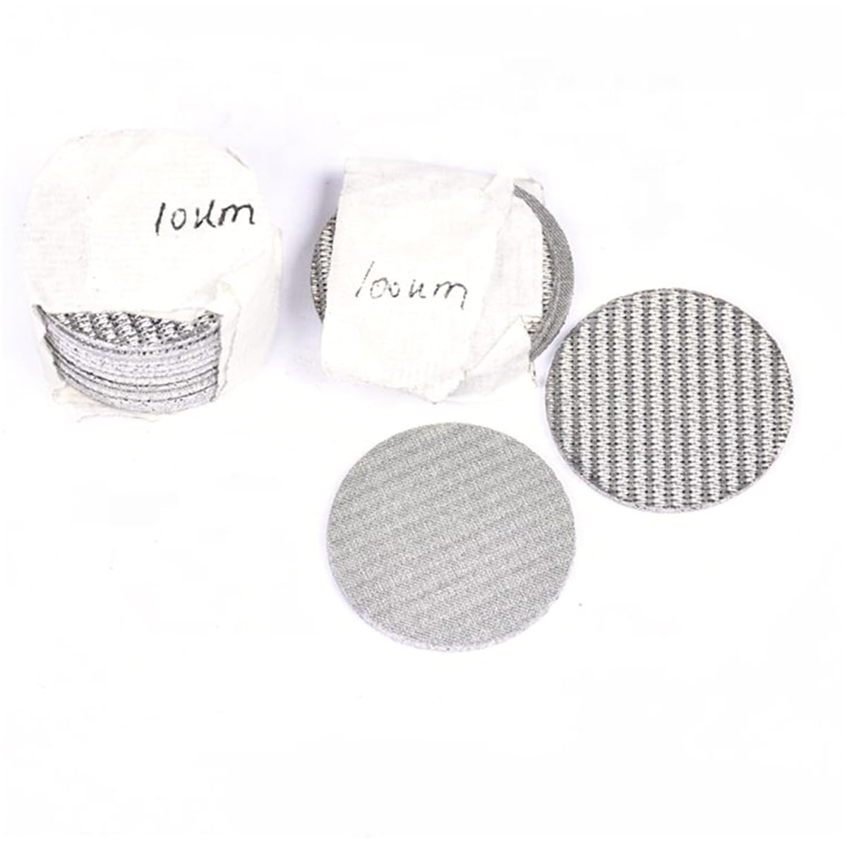 304 SUS Spiekana tarcza filtracyjna 1,7 mm Okrągły filtr siatkowy 8 mm 20um(17mmx200micronx10pcs)