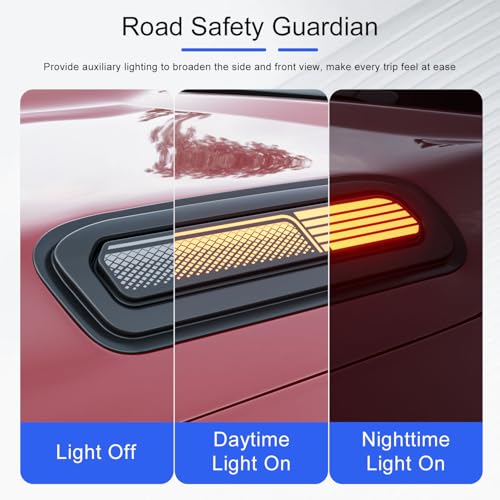 Luz LED lateral para capó compatible con Dodge RAM 1500 2019-2024 miniatura 6