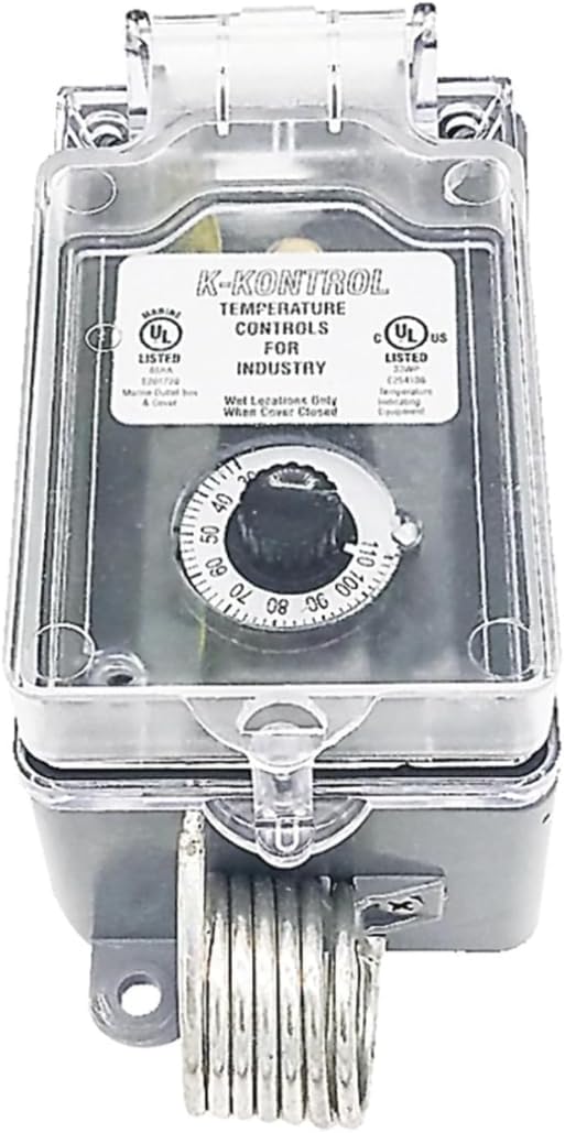 KJ16110-A-M Line Voltage Thermostat – Single Stage, 0°F to 80°F