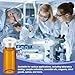 PATIKIL 10ml Sample Vials, 8 Pack Lab Empty Vials with Butyl Rubber Stopper and Crimp Top Caps Borosilicate Glass Vial, Amber