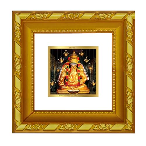 Image of Diviniti Baba Balak Nath Gold Plated Wall Photo Frame, Table Decor| DG Frame 103 Size 1A and 24K Gold Plated Foil| Religious Photo Frame Idol For Pooja, Gifts Items (10.8 CM X 10.8 CM)